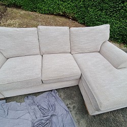 Sofa clean after picture