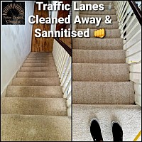 Traffic lanes carpet cleaning