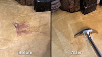 Red wine stain removal