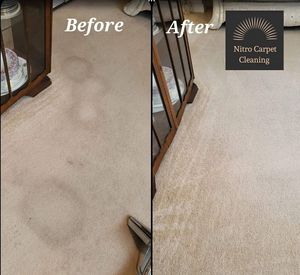 Plymstock Stain Removal Specialist Before And After Photo